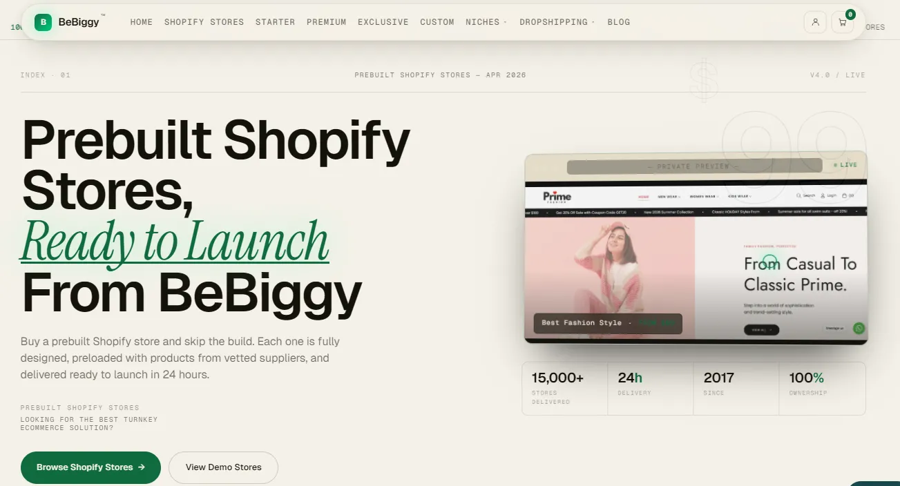 8 Websites to Buy Premade Dropshipping Stores in 2026